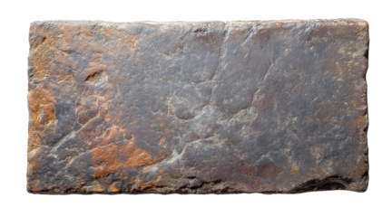 old granite stone sign board plate weathered ancient blank stone brick cut out