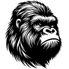 Kingkong portrait silhouette