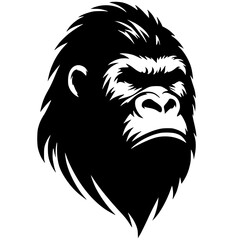 Kingkong portrait silhouette