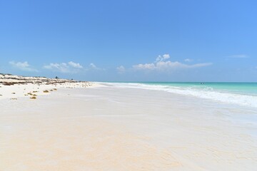 White sand