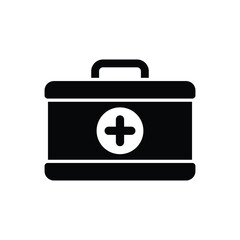 First aid kit vector icon