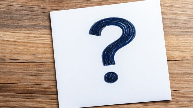 Exploring the Meaning of Curiosity With a Question Mark on Paper