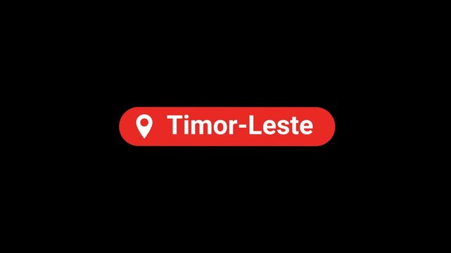Timor leste Location Title Animation