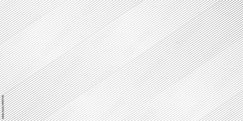 Wall mural vector gradient gray diagonal line abstract pattern monochrome striped texture, minimal background. 