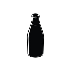 milk bottle silhouette