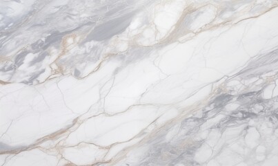 High-resolution white and gray marble pattern with natural veins, offering an elegant surface for kitchen and bathroom tiles, as well as for luxurious interior decor projects.
