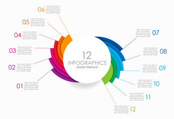 Infographic design template with place for your data. Vector illustration.