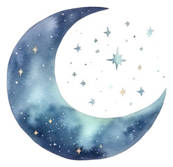Naklejka premium PNG Astronomy nature night moon.