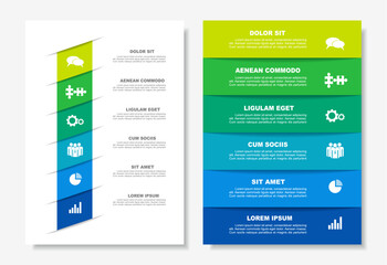 Infographic design template with place for your data. Vector illustration.