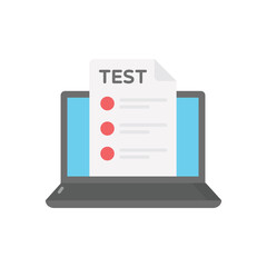 Online Testing vector icon