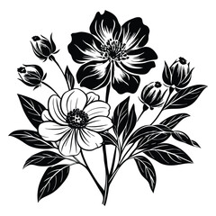 Free Flower Vector Art, Icons, Graphics illustration
