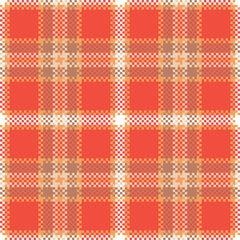 Scottish Tartan Seamless Pattern. Tartan Plaid Vector Seamless Pattern. Template for Design Ornament. Seamless Fabric Texture.