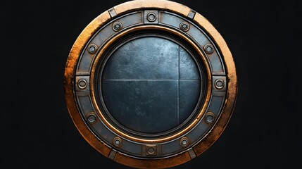 Png mission patch sticker, 3D rendering, transparent background