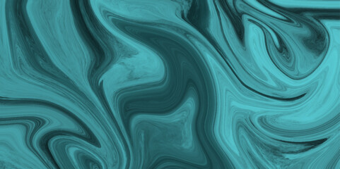 The texture of black and teal marble pattern modern style Liquid background. teal marble pattern texture natural background. Paper with soft waves and black fabric liquid metallic art paint texture.