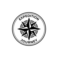 Fototapeta premium compass logo, icon, symbol design template