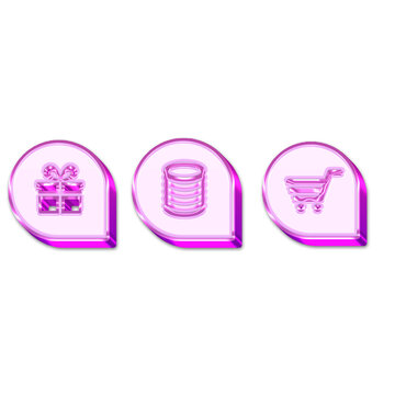 Gift Coin Shopping cart Icont