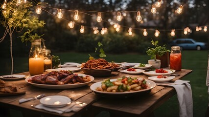 Delicious BBQ dishes