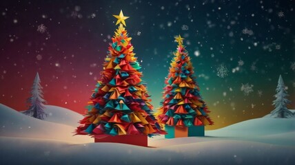 Christmas tree toy in the form of a house on a branch. Christmas mood background. Vacation atmosphere. Comfort hyuge concept cozy. Family budget Mortgage buying real estate