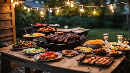 Delicious BBQ dishes