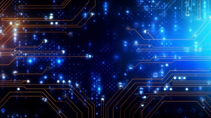 Fototapeta premium Close up of electronic circuit board. Technology concept.