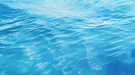 Blue water surface with ripples