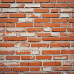 Grunge  Red brick walls Seamless pattern. Realistic brick textures collection.