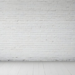 White brick walls Seamless pattern. Realistic brick textures collection.