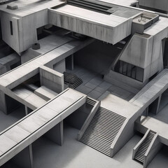 Neo Brutalism: Bold Geometric Shapes and Vibrant Solid Colors in Architectural Design