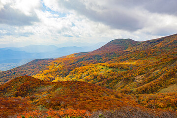 栗駒山　秋の絶景風景

