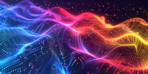 Dynamic Abstract Technology web Background with Particle Lines, abstract graphic, banner design, pattern design, web background template