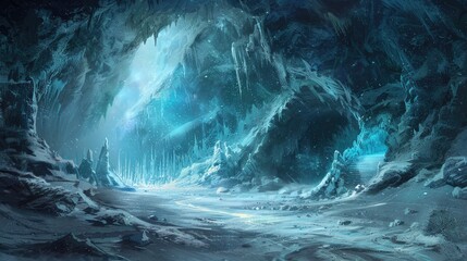 frozen cavern