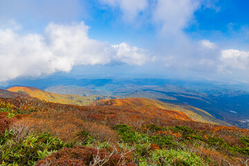 栗駒山　秋の絶景風景
