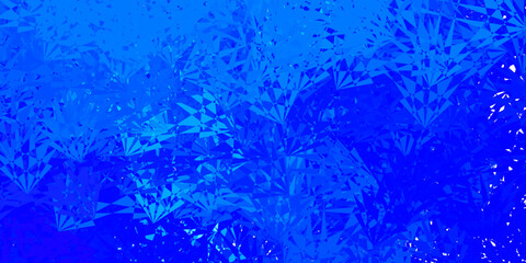 Dark blue vector layout with triangle forms.