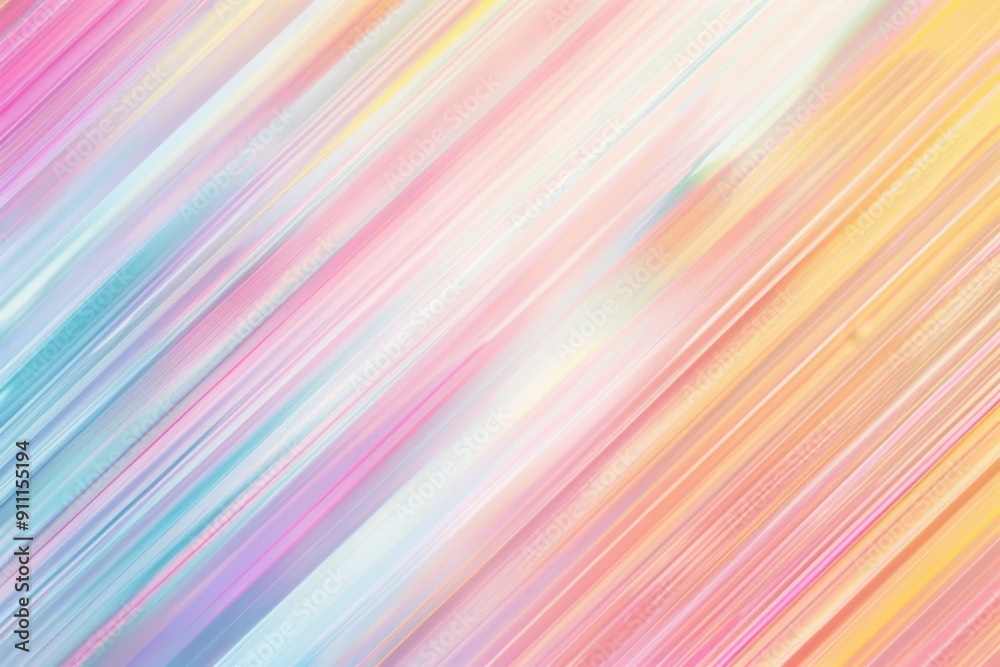 Wall mural abstract vector background with colorful gradient curve lines.