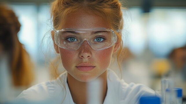 Students Engaged in Experiments Inside a High School Science Laboratory During Class Hours