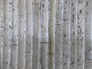 Exposed bamboo pattern cement wall texture