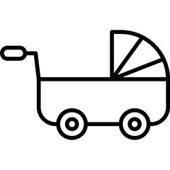 Baby Carriage Icon