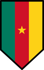 Cameroonian Flag Icon