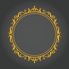 Ornament Foral Wedding Border Vintage