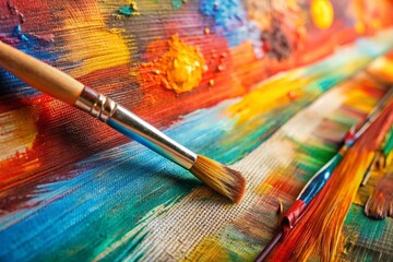 Fototapeta premium Brush Stroke Color Background
