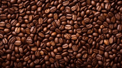Coffee beans as a background or texture