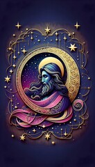 Obraz premium Divinidad Celestial de Jesús