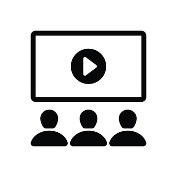 Video Presentation vector icon