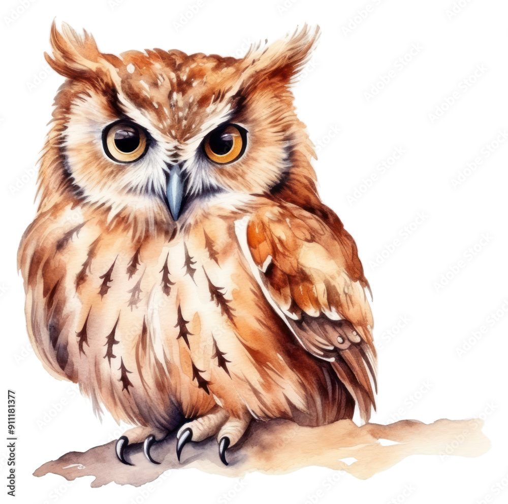 Wall mural PNG Animal bird owl creativity.