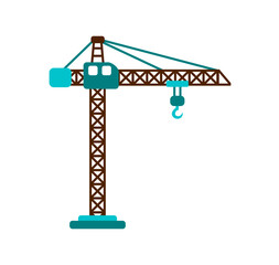 crane vector image construction equipment