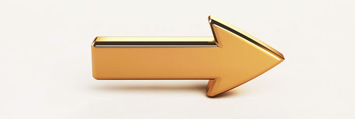 A gold arrow pointing to the left