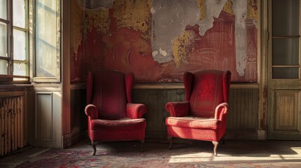 Pair of Chairs in the Room