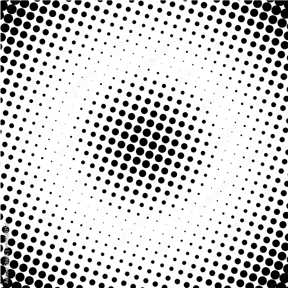 Canvas Prints background vector style halftone black