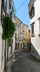Piran, town in Istria, Slovenia, on sunny spring day