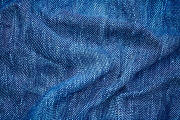 Blue jeans fabric pattern texture background